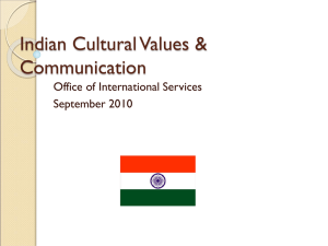 Indian Culture & Values