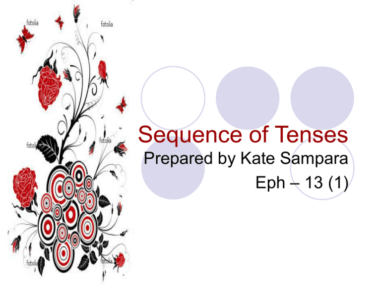 sequence-of-tenses