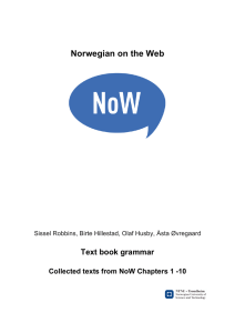 Norwegian on the Web