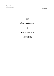 Engelska B och 6 (pdf) - Navet Utbildning
