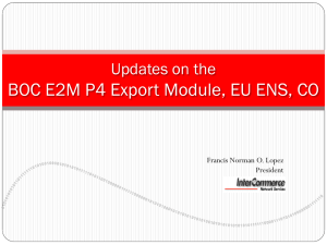 E2m Export - InterCommerce Network Services