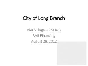 Long Branch Public Private Partnership Project