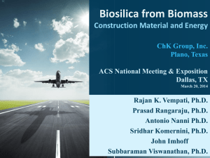 Biogenic Silica & Nanophase Mn Oxide for