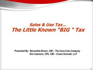 Sales Tax