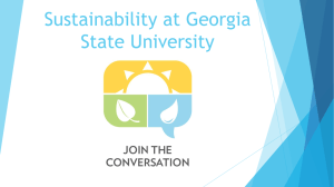 Sustainability at Georgia State University