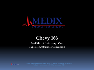 2014 Medix Type III Metro Express 166 Chevy Sales Presentation