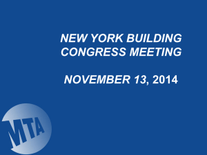 MTA Capital Construction - The New York Building Congress