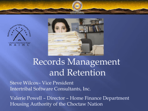 Records Management Powerpoint