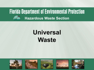 Universal Waste Requirements