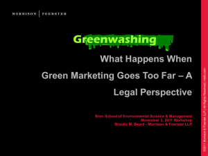 Presentation slides - Bren School of Environmental Science