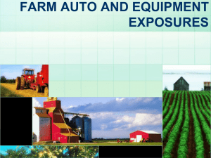 Farm Auto and Equipment Exposures SD