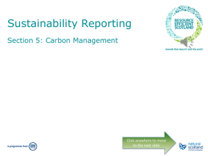 Carbon Management - Resource Efficient Scotland