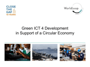 100 certificate can recycle 2 tons of e-waste