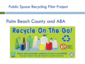 Public Space Recycling Pilot