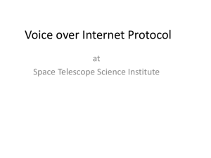 Voice over Internet Protocol
