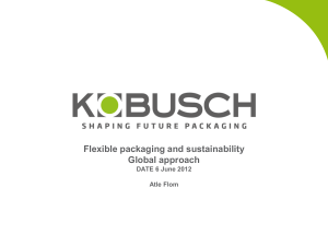 Flexible packaging and sustainability Global