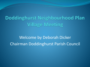 Doddinghurst Neighbourhood Plan