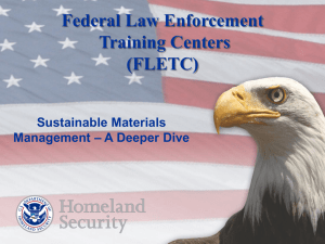 Federal Law Enforcement Training Ctr.-Willis Hunter