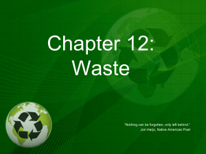 Ch 12 Waste PowerPoint