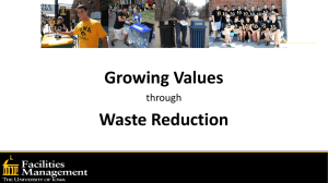 Recycling and Waste Reduction presentation