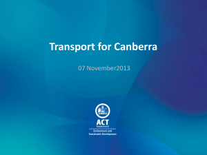 ACT Transport Planning