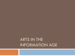 Visual Arts in the Information Age