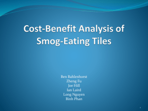 Cost-Benefit Analysis of Smog