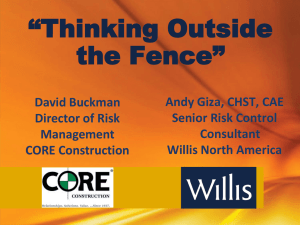 Thinking Outside the Fence - David Buckman and Andy Giza