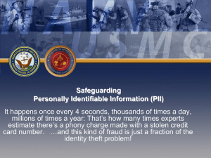 Safeguarding Personally Identifiable Information - tri