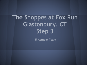 The Shoppes at Fox Run Glastonbury, CT Step 3