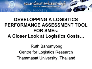 A Closer Look at Logistics Costs…