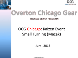 OCG Chicago Small Lathe PPT Draft (July 2013)