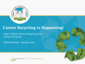 - State of Texas Alliance for Recycling