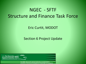 Structure and Finance Task Force Report