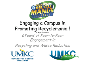 Giveaways - Recyclemania