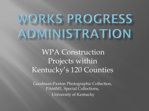 Works Progress Administration 120 KY Co. O-W