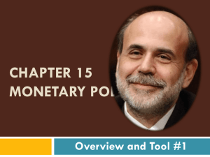 Monetary Policy Part 1