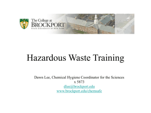 Hazardous waste - what is it ??