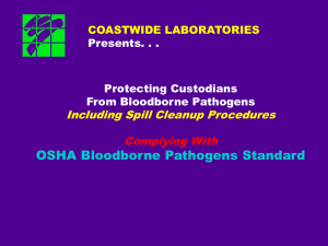 Bloodborne Pathogens Standard