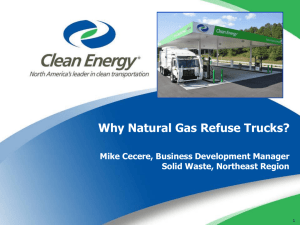 Natural Gas Refuse Trucks
