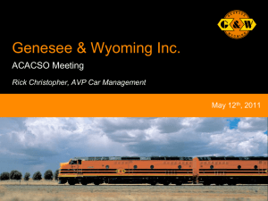Genesee & Wyoming Inc.