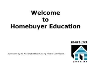 Welcome To Homebuyer Education