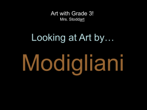 Portraits by Modigliani
