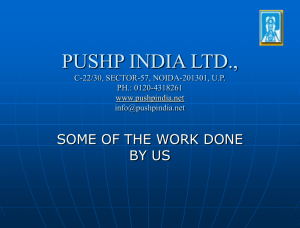 PUSHP INDIA LTD., C-22/30, SECTOR-57, NOIDA