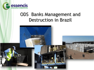 ODS destruction in Brasil