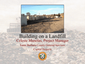 Building on a Landfill - County General Services Association