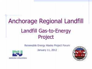 ASME Luncheon Presentation - Renewable Energy Alaska Project
