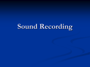 History and Development of Sound Recording