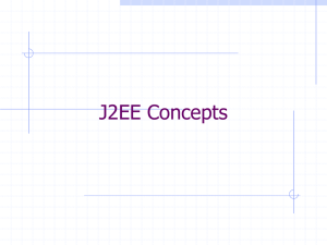 J2EE Concepts :