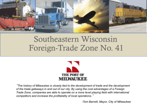 Foreign Trade Zone No. 41 PowerPoint